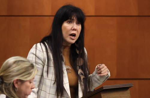 Patrick Doyle / THE CANADIAN PRESS FILES
                                Winnipeg Centre NDP MP Leah Gazan&rsquo;s Bill C-254 attempts to criminalize public engagement in residential school denialism.