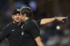 New York Yankees manager Aaron Boone, left, yells at the umpire and is ejected at the top of the eighth inning of a baseball game against the Toronto Blue Jays, Tuesday, May 19, 2026, in New York. (AP Photo/Heather Khalifa)