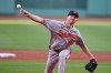 Baltimore Orioles' Chris Bassitt delivers during the first inning of a baseball game against the Boston Red Sox, Wednesday, June 3, 2026, in Boston. (AP Photo/Charles Krupa)