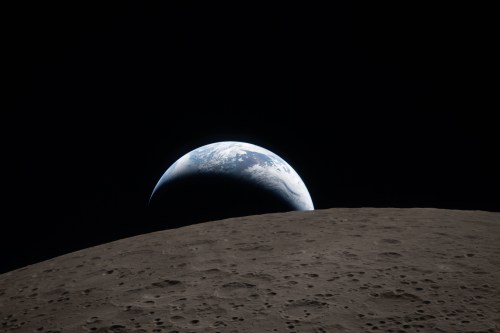 FILE - In this image provided by NASA, The Artemis II crew captured this view of an Earthset on April 6, 2026, as they flew around the Moon. (NASA via AP, File)
