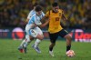 FILE - Ecuador's Kendry Paez (10) and Argentina's Julian Alvarez battle for the ball during a World Cup 2026 qualifying soccer match at Banco Pichincha stadium in Guayaquil, Ecuador, Tuesday, Sept. 9, 2025. (AP Photo/Dolores Ochoa, File)