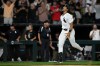 Chicago White Sox's Braden Montgomery celebrates after hitting a walk-off two-run home in the 10th inning of a baseball game against the Atlanta Braves in Chicago, Tuesday, June 9, 2026. (AP Photo/Paul Beaty)