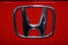FILE - This is the Honda logo on a Honda Civic Sport Touring automobile on display at the Pittsburgh International Auto Show in Pittsburgh, Feb. 14, 2025. (AP Photo/Gene J. Puskar, file)