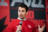 Secretary of State Sport Adam van Koeverden speaks at an event unveiling Canada’s 2026 World Cup jerseys in Toronto, on Monday, March 16, 2026. THE CANADIAN PRESS/Sammy Kogan