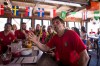 Rogers Lazridis reacts to the sports action during the Spain versus Portugal FIFA World Cup soccer match at Viovoli Bar in Toronto on Friday, June 15, 2018. THE CANADIAN PRESS/ Tijana Martin