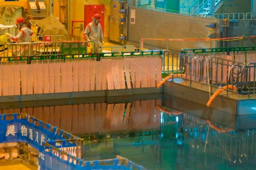 FILE - The operation floor inside the Unit 6 reactor building is pictured during a media tour at Tokyo Electric Power Company Holdings' (TEPCO) Kashiwazaki-Kariwa nuclear power station in Kariwa Village, Niigata prefecture, Japan on Friday, May 1, 2026. (Toru Hanai/Pool Photo via AP, File)