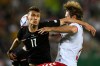 FILE -Austria's Dejan Ljubicic, left, and Denmark's Joachim Andersen challenge for the ball during the UEFA Nations League soccer match between between Austria and Denmark at the Ernst Happel Stadion in Vienna, Austria, June 6, 2022. (AP Photo/Andreas Schaad, File)