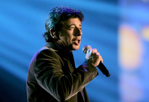 FILE - French singer Patrick Bruel performs during the Victoires de la Musique awards ceremony in Paris on March 10, 2007. (AP Photo/Jacques Brinon, File)