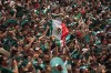 Mexican fans cheer before the World Cup Group A soccer match between Mexico and South Africa in Mexico City, Thursday, June 11, 2026. (AP Photo/Silvia Izquierdo)