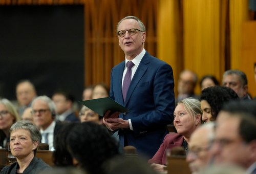 MP for Don Valley West Rob Oliphant stands in the House of Commons on Tuesday, Jan. 27, 2026. THE CANADIAN PRESS/Adrian Wyld