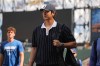 Los Angeles Dodgers' Shohei Ohtani enters the field prior to a baseball game against the Chicago White Sox, Friday, June 12, 2026, in Chicago. (AP Photo/Melissa Tamez)