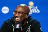New York Knicks head coach Mike Brown speaks during a news conference prior to Game 5 of the NBA Finals basketball series against the San Antonio Spurs, Friday, June 12, 2026, in San Antonio. (AP Photo/Ross D. Franklin)