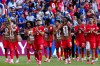 Canada players salute the crowd following a World Cup soccer game against Bosnia-Herzegovina in Toronto on June 12, 2026. THE CANADIAN PRESS/Frank Gunn