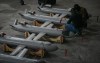 Servicemen of Ukraine's defense intelligence set up the Peklo (Hell) missile drones against Russian in an undisclosed location in Ukraine late Thursday, May 28, 2026. (AP Photo/Efrem Lukatsky)