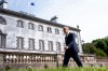 Prime Minister Mark Carney exits a press conference at Westport House in Westport, Mayo, Ireland, on Sunday, June 14, 2026. THE CANADIAN PRESS/Christopher Katsarov