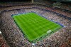 The pitch is seen in this general view during the World Cup Group E soccer match between Germany and Curacao in Houston, Sunday, June 14, 2026. (AP Photo/Michael Wyke)