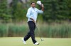 The low Canadian Sudarshan Yellamaraju, of Mississauga, Ont., reacts while walking off the 18th green in the final round of the RBC Canadian Open in Caledon, Ont., on Sunday June 14, 2026. THE CANADIAN PRESS/Frank Gunn
