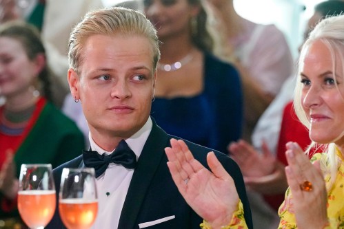 FILE - Norway's Marius Borg Hoiby and Crown Princess Mette-Marit in Oslo, June 16, 2022. (Lise Aserud/NTB Scanpix via AP, File)