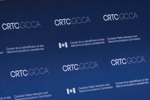 A public hearing of the Canadian Radio-television and Telecommunications Commission, in Gatineau, Que., on Thursday, Sept. 18, 2025. THE CANADIAN PRESS/Justin Tang