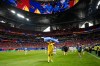 Cape Verde goalkeeper Vozinha celebrates as holds the flag of his country during the World Cup Group H soccer match between Spain and Cape Verde in Atlanta, Monday, June 15, 2026. (AP Photo/Mike Stewart)