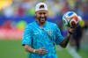 Brazil's Neymar (10) looks on before the World Cup Group C soccer match between Brazil and Morocco in East Rutherford, N.J., near New York, Saturday, June 13, 2026. (AP Photo/Yuki Iwanmura)