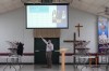 Oscar Ortiz, representing the the Catholic Diocese of Fort Worth, speaks at St. George Catholic School during a session with parents on Texas’ private school voucher program, Wednesday, Jan. 21, 2026, in Fort Worth, Texas. (AP Photo/Julio Cortez)