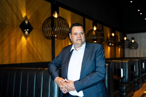 Foodtastic CEO Peter Mammas poses for a photograph at a Milestones in Pointe-Claire, Que., on Friday, July 11, 2025. THE CANADIAN PRESS/Christopher Katsarov