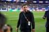 Iran head coach Amir Ghalenoei walks off the field after a draw during the World Cup Group G soccer match between Iran and New Zealand in Inglewood, Calif., near Los Angeles, Monday, June 15, 2026. (AP Photo/Mark J. Terrill)