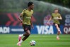 Canada's Ali Ahmed works out during a training session during the FIFA World Cup soccer tournament, Monday, June 15, 2026 in Vancouver, British Columbia. (AP Photo/Abbie Parr)