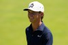 Miles Russell walks to green on the 13th hole during a practice round for the U.S. Open golf tournament at Shinnecock Hills Golf Club in Southampton, N.Y., Wednesday, June 17, 2026.(AP Photo/Gerald Herbert)