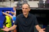 England head coach Thomas Tuchel gestures at the bench prior to the World Cup Group L soccer match between England and Croatia in Arlington, Texas, near Dallas, Wednesday, June 17, 2026. (AP Photo/Julio Cortez)