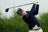 Keith Mitchell watches his tee shot on the 13th hole during the first round of the U.S. Open golf tournament at Shinnecock Hills Golf Club in Southampton, N.Y., Thursday, June 18, 2026.(AP Photo/Gerald Herbert)