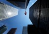 The Bay Street Financial District is shown with the Canadian flag in Toronto on Friday, Aug. 5, 2022. THE CANADIAN PRESS/Nathan Denette