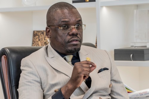 Africa Centres for Disease Control and Prevention Director-General Jean Kaseya speaks during an interview with The Associated Press in Addis Ababa, Ethiopia, Friday, June 19, 2026. (AP Photo/Amanuel Sileshi)