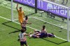 Australia's Aiden O'Neill (13) appeals for offside after United States' Alex Freeman (16) scored a goal past Australia goalkeeper Patrick Beach (18) during the World Cup Group D soccer match between the United States and Australia in Seattle, Friday, June 19, 2026. (AP Photo/Maddy Grassy)