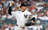 New York Yankees pitcher Cam Schlittler throws against the Cincinnati Reds during the first inning of a baseball game, Friday, June 19, 2026, in New York. (AP Photo/Noah K. Murray)