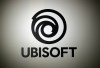 FILE - The logo of French video game publisher Ubisoft is pictured at the Paris games week in Paris, Nov. 4, 2017. (AP Photo/Christophe Ena, File)