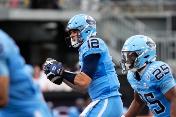 Toronto Argonauts quarterback Chad Kelly (12) prepares to throw the ball during first half CFL football action against the Ottawa Redblacks in Ottawa on Saturday, June 20, 2026. THE CANADIAN PRESS/Justin Tang