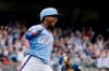 Atlanta Braves' Ozzie Albies celebrates after hitting the winning two-run home run against the Milwaukee Brewers during the ninth inning of a baseball game, Saturday, June 20, 2026, in Atlanta. (AP Photo/Erik S. Lesser)