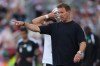 Germany head coach Julian Nagelsmann gestures to his players during the World Cup Group E soccer match between Germany and Ivory Coast in Toronto, Saturday, June 20, 2026. (AP Photo/Stephanie Scarbrough)