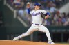 Texas Rangers pitcher Jack Leiter throws during the first inning of a baseball game against the Minnesota Twins, Thursday, June 18, 2026, in Arlington, Texas. (AP Photo/LM Otero)