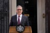 Britain's Prime Minister Keir Starmer announces his resignation to the media outside 10 Downing Street in London, Monday, June 22, 2026(AP Photo/Kin Cheung)