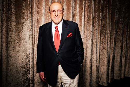 FILE - Clive Davis, chief creative officer of Sony Music, appears during press day in Beverly Hills, Calif., on Jan. 23, 2014, prior to Davis' annual pre-Grammy gala. (Photo by Casey Curry/Invision/AP, File