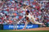 FILE - Philadelphia Phillies pitcher Alan Rangel in action during baseball game, Aug. 5, 2025, in Philadelphia. (AP Photo/Matt Rourke, File)