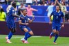 France's Kylian Mbappe (10) celebrates after scoring his team's first goal during the World Cup Group I soccer match between France and Iraq in Philadelphia, Monday, June 22, 2026. (AP Photo/Petr David Josek)