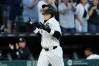 Chicago White Sox's Miguel Vargas celebrates as he rounds the bases after hitting a solo home run during the sixth inning of a baseball game against the Cleveland Guardians in Chicago, Tuesday, June 23, 2026. (AP Photo/Nam Y. Huh)