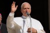 FILE - Pope Leo XIV delivers his blessing as he visits Pavia's Cathedral, northern Italy, on June 20, 2026. (AP Photo/Luca Bruno, File)