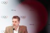 Chair of the International Olympic Committee (IOC) Athletes' Commission Pau Gasol speaks during a press conference at the end of the first day of the 146th Session of the International Olympic Committee (IOC) at the SwissTech Convention Centre, in Lausanne, Switzerland, Wednesday, June 24, 2026. (Cyril Zingaro/Keystone via AP)
