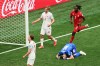 Canada goalkeeper Maxime Crepeau (16) reacts after Switzerland's Johan Manzambi (9) scored their second goal during the World Cup Group B soccer match between Switzerland and Canada in Vancouver, British Columbia, Wednesday, June 24, 2026. (AP Photo/Kaleb Tatum)