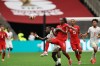 Canada's Richie Laryea (22) and Switzerland's Johan Manzambi (9) compete for the ball during the World Cup Group B soccer match between Switzerland and Canada in Vancouver, British Columbia, Wednesday, June 24, 2026. (AP Photo/Sydney Shankman)